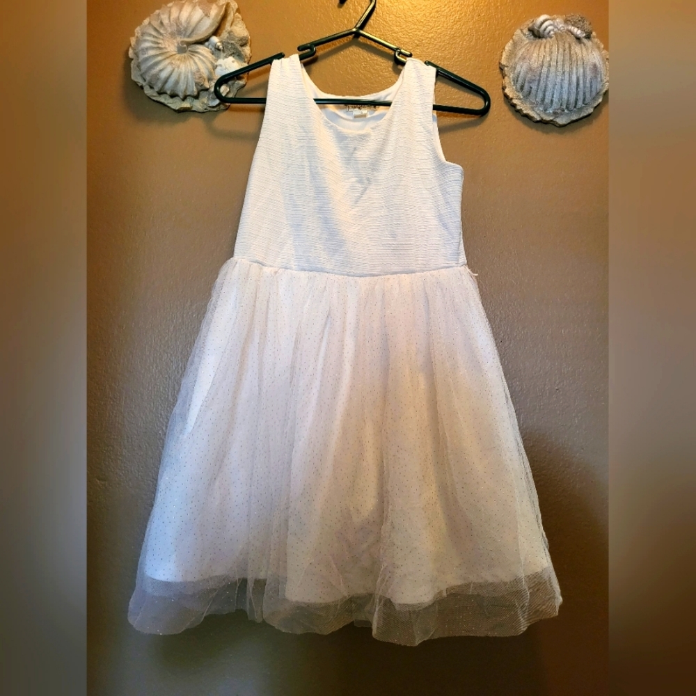 Knitworks White girls dress